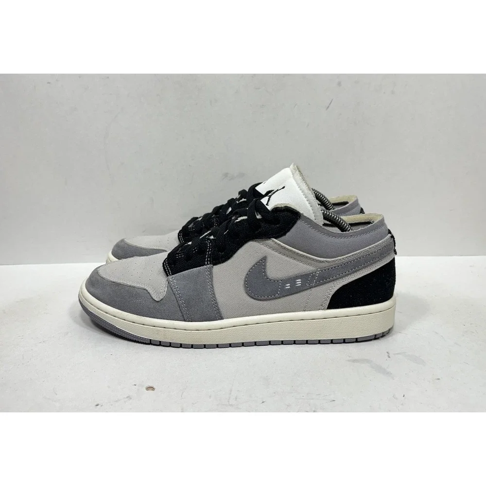 Air Jordan 1 SE Craft Low Inside Out Cement Grey Black Men's Size 9.5 dz4135-002